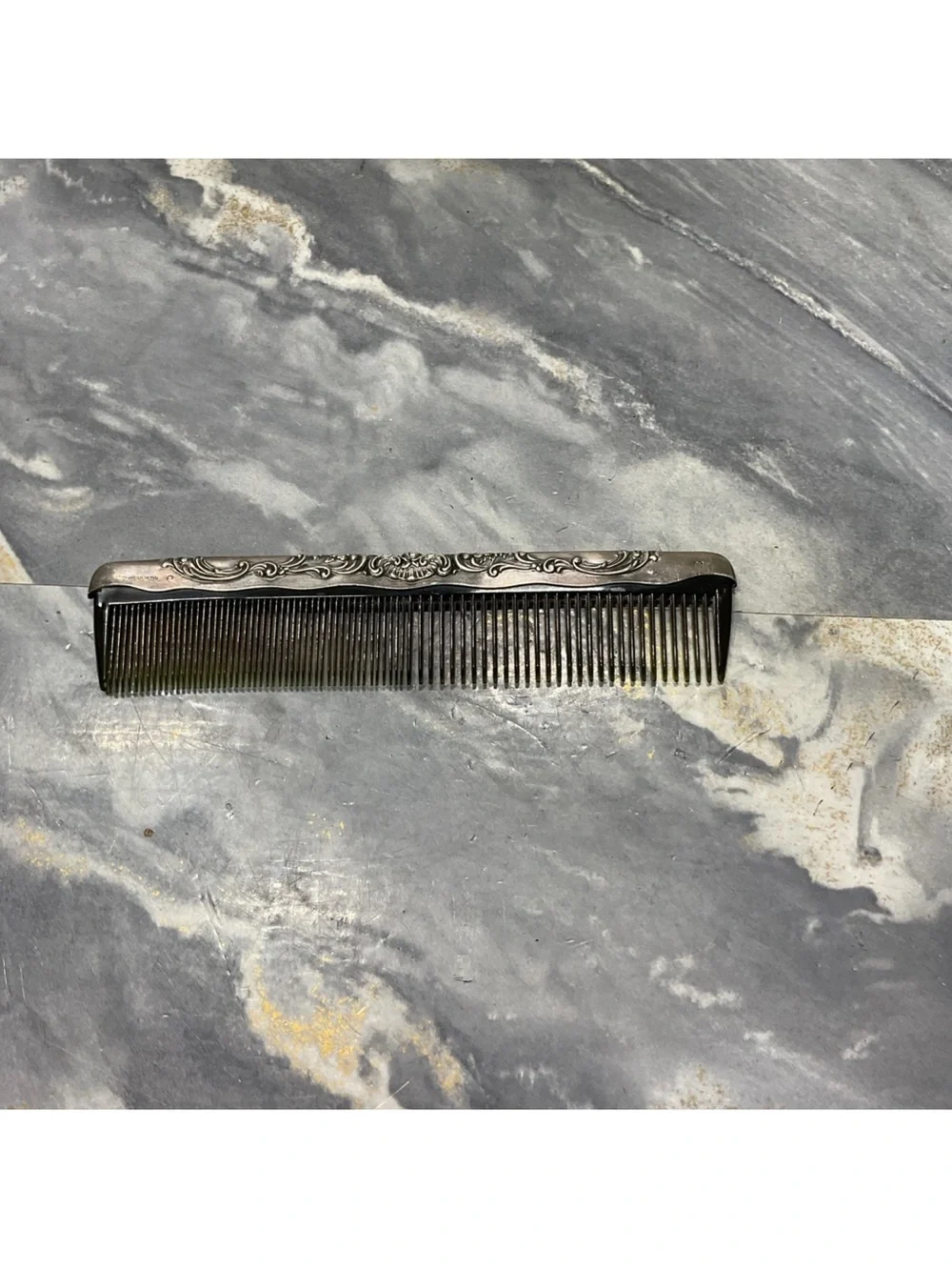 Gorham Sterling Comb Flower Pattern